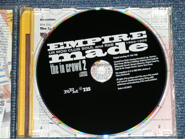 画像: V.A. OMNIBUS -  EMPIRE MADE : UK MOD CLUB SOUL AND R&B 1964-1968  (MINT-/MINT)  / 2002  UK ENGLAND  Used CD 