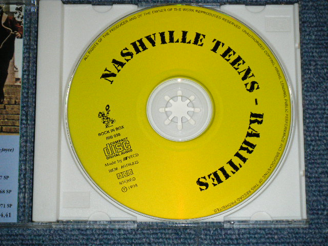 画像: THE NASHVILLE TEENS - BEST OF + RARITIES (MINT/MINT)  / 1998 HUNGARY ORIGINAL Used  CD
