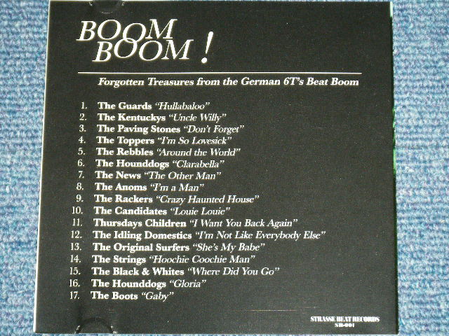 画像: V.A. OMNIBUS -  BOOM BOOM ! : FORGOTTEN TREASURES FROM THE GERMAN 6T'S BEAT BOOM  ( Ex+/MINT)  / GERMAN GERMANY Used CD 