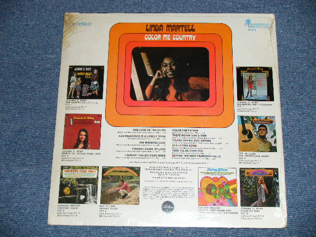 画像: LINDA MARTELL - COLOR ME COUNTRY ; POP CORN SOUL ( SEALED )  / 1960's  US AMERICA ORIGINAL  "BRAND NEW SEALED"  LP  