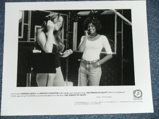 画像: MARIAH CAREY and WHITNEY HOUSTON - The PRINCE OF EGYPT : PROMO ONLY PICTURE + INSERTS   / US AMERICA ORIGINAL "PROMO ONLY" Used PICTURE 