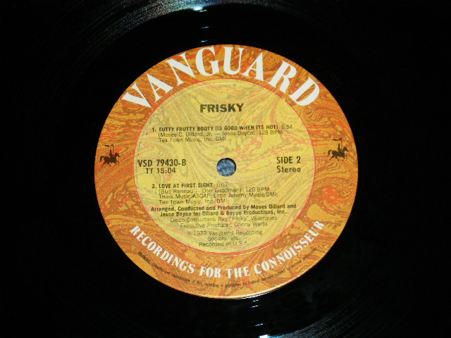 画像: FRISKY - FRISKY  ( Ex+++/Ex+++ / 1979 US AMERICA ORIGINAL Used LP  
