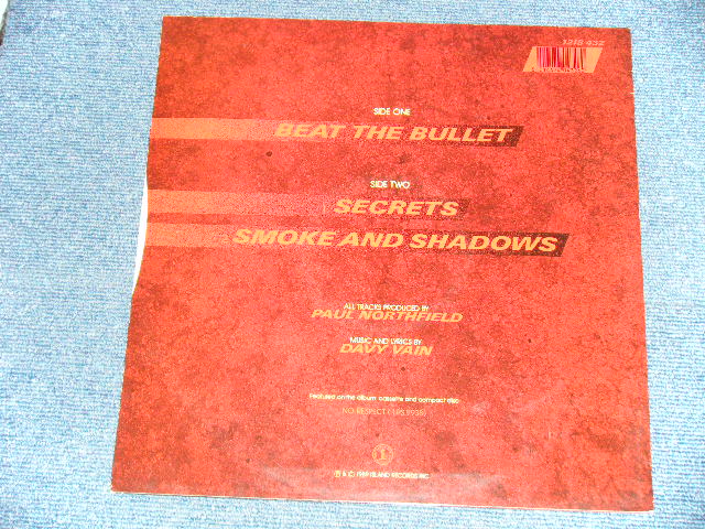 画像: VAIN - BEAT THE BULLET ( Ex++/Ex+++) / 1989 UK ENGLAND   ORIGINAL Used  12" inch 