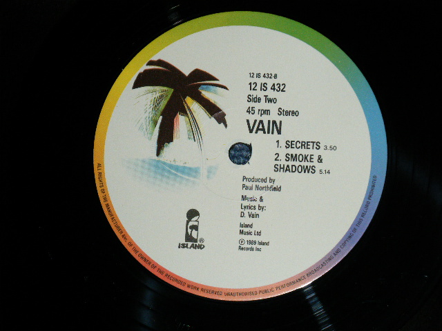 画像: VAIN - BEAT THE BULLET ( Ex++/Ex+++) / 1989 UK ENGLAND   ORIGINAL Used  12" inch 