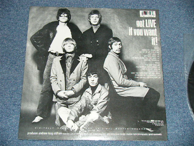 画像: ROLLING STONES - GOT LIVE IF YOU WANT IT! (MINT-/MINT-)  /  US AMERICA  REISSUE Used LP