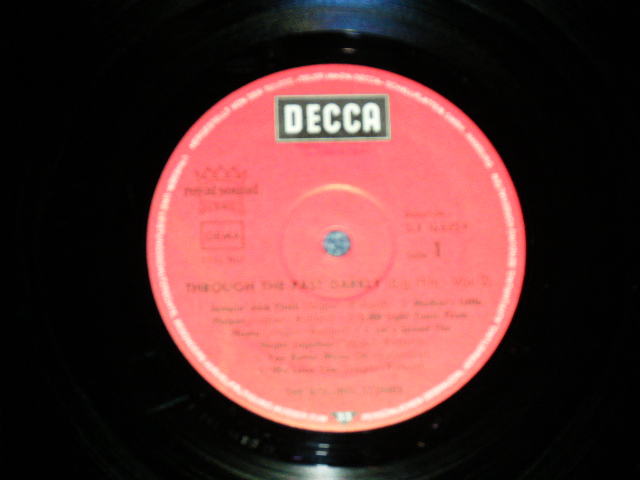 画像: ROLLING STONES - THROUGH THE PAST,DARKLY ( Ex+/MINT- )  / 1970 GERMAN GERMANY  ORIGINAL  "2nd press RED Label with ROYAL SOUND " Credit  Label "NON OCTAGON Cover / SQUARE Cover " Used  LP  