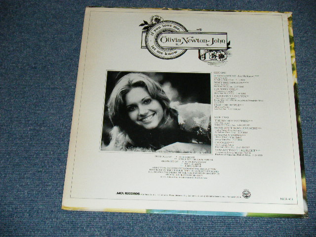 画像: OLIVIA NEWTON-JOHN -  IF YOU LOVE ME, LET ME KNOW (Ex+++/MINT-)  /1974 US AMERICA  ORIGINAL Used LP 