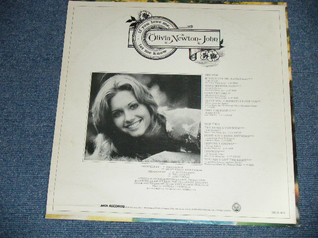 画像: OLIVIA NEWTON-JOHN -  IF YOU LOVE ME, LET ME KNOW  ( Ex++/Ex+++-)  /1974 US AMERICA   ORIGINAL Used LP 