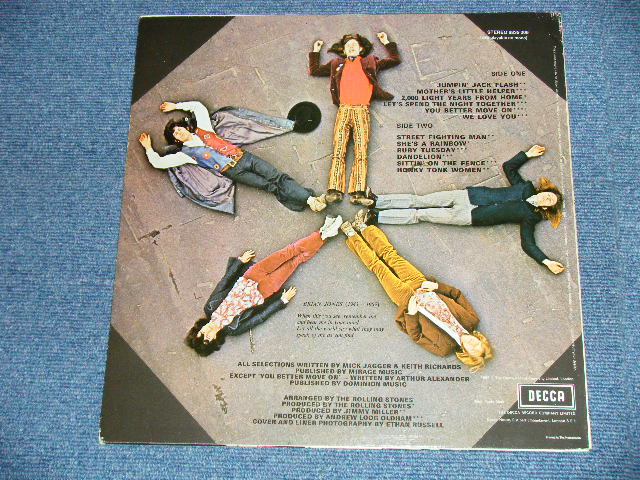 画像: ROLLING STONES - THROUGH THE PAST,DARKLY ( Ex++/MINT- )  / HOLLAND ORIGINAL Limited  "GREEN WAX Vinyl" Used  LP  