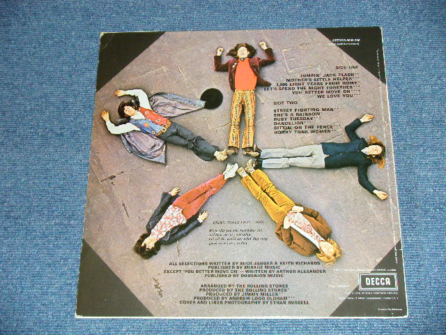画像: ROLLING STONES - THROUGH THE PAST,DARKLY ( Ex+/Ex+++)  / HOLLAND ORIGINAL Limited  "GREEN WAX Vinyl" Used  LP  