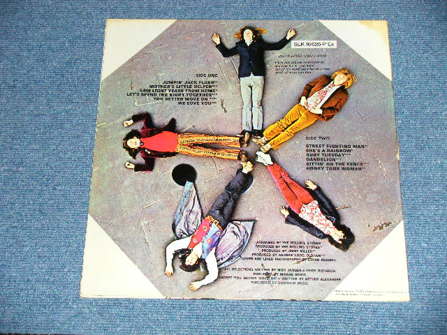 画像: ROLLING STONES - THROUGH THE PAST,DARKLY ( Ex+/MINT- )  / 1970 GERMAN GERMANY  ORIGINAL  "2nd press RED Label with ROYAL SOUND " Credit  Label "NON OCTAGON Cover / SQUARE Cover " Used  LP  