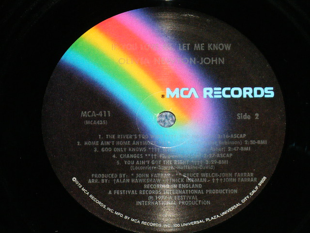 画像: OLIVIA NEWTON-JOHN -  IF YOU LOVE ME, LET ME KNOW  ( Ex++/Ex+++-)  /1974 US AMERICA   ORIGINAL Used LP 