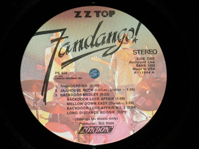 画像: ZZ TOP -  FANDANGO (Record Club Release) (Ex-/MINT- )  / 197? US AMERICA ORIGINAL "Record Club Release" Used LP