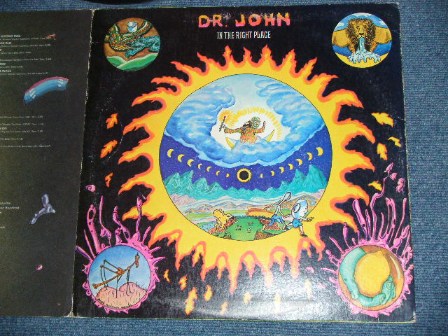 画像: DR. JOHN - IN THE RIGHT PLACE( Matrix # B/B )  ( Ex++/Ex+++) /  1973 US AMERICA ORIGINAL "1st Press Label" Used LP