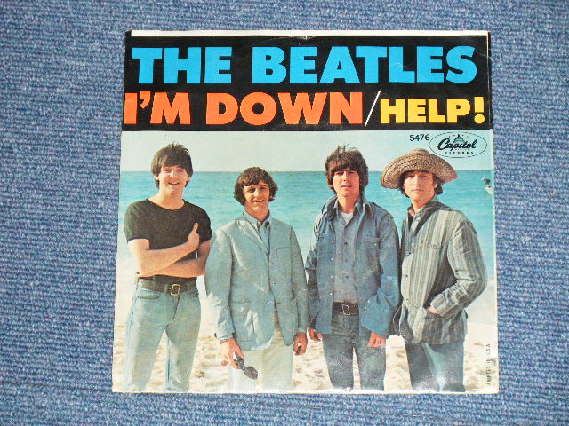 画像: The BEATLES - HELP  ( Ex++/Ex++) / 1965 US AMERICA ORIGINAL Used 7" Single With PICTURE SLEEVE 