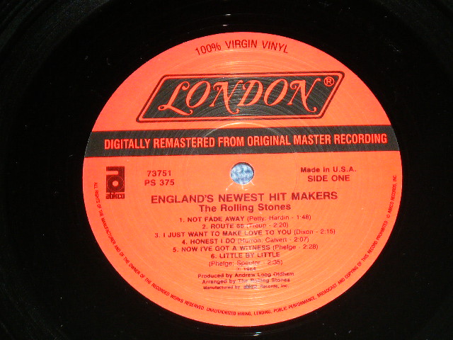 画像: ROLLING STONES - ENGLAND'S NEWEST HIT MAKERS  ( MINT-/MINT ) / 1980's  US REISSUE  STEREO "100% VIRGIN VINYL" Used LP 