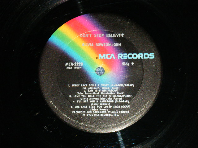 画像: OLIVIA NEWTON-JOHN -  DON'T STEP BELIEVIN' ( Ex+/Ex+++)  /1976 US AMERICA   ORIGINAL Used LP 