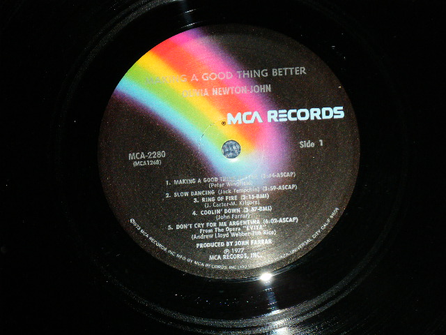 画像: OLIVIA NEWTON-JOHN -  MAKING A GOOD THING BETTER   (Ex+++/MINT-)  /1977 US AMERICA ORIGINAL Used LP 