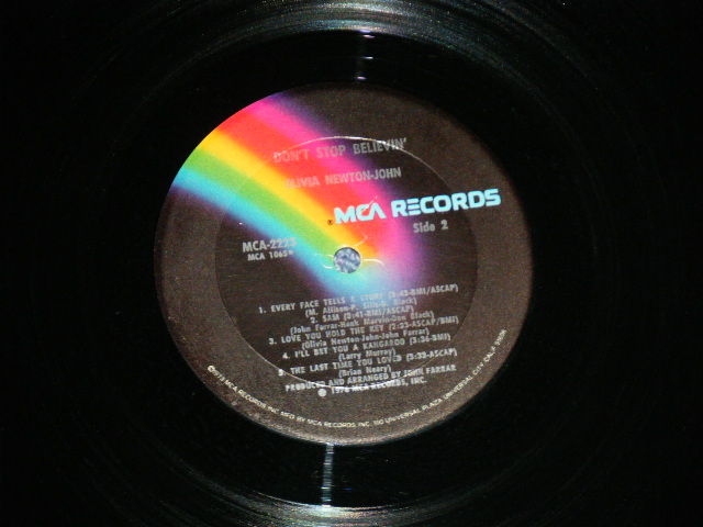 画像: OLIVIA NEWTON-JOHN -  DON'T STEP BELIEVIN' ( Ex++/Ex+++)  /1976 US AMERICA   ORIGINAL Used LP 