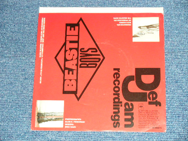 画像: BEASTIE BOYS - SHE'S CRAFTY  ( Ex++/MINT-) / 1986 US AMERICA  ORIGINAL  Used 7" Single With PICTURE SLEEVE 