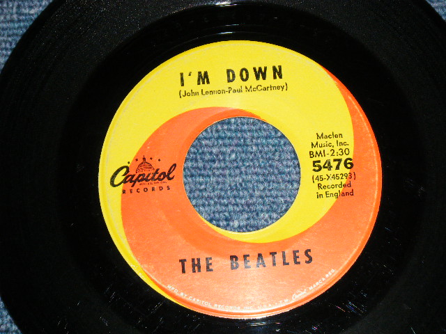 画像: The BEATLES - HELP  ( Ex++/Ex++) / 1965 US AMERICA ORIGINAL Used 7" Single With PICTURE SLEEVE 