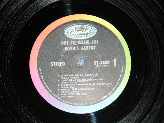 画像: BOBBIE GENTRY - ODE TO BILLIE JOE ( MINT/Ex+++)  / 1967 US AMERICA ORIGINAL STEREO Used LP 