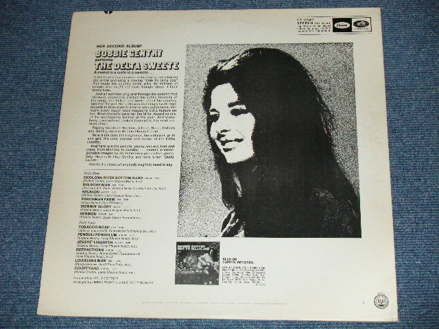 画像: BOBBIE GENTRY - THE DELTA SWEETE (Ex++/Ex++ Looks:Ex+++ BB) / 1968 US AMERICA ORIGINAL 1st Press "BLACK with RAINBOW Label" Used LP 