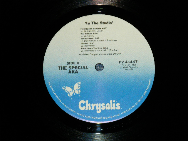 画像: The SPECIAL AKA -  IN THE STUDIO   ( Ex-/Ex+++)  / 1984 US AMERICA ORIGINAL Used LP 
