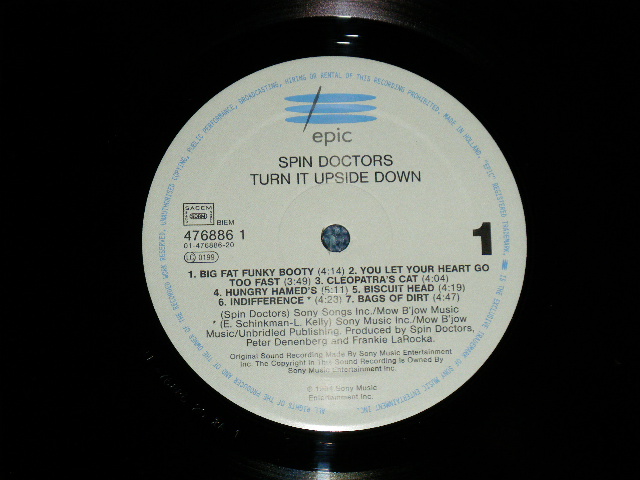 画像: SPIN DOCTORS - TURN IT UPSIDE DOWN  ( Ex+++/MINT-) / 1994 HOLLAND ORIGINAL Used LP
