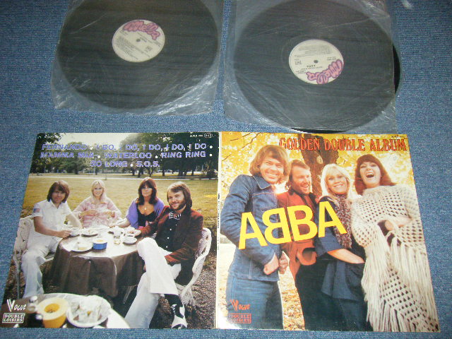 画像1: ABBA - GOLDEN DOUBLE ALBUM ( Ex+++/Ex+++)  / 1975? FRANCE ORIGINAL Used 2-LP 