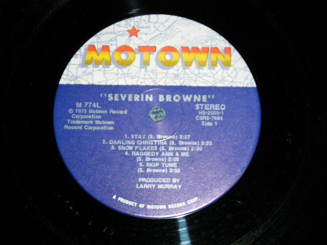 画像: SEVERIN BROWNE (BROTHER of JACKSON BROWNE) - SEVERIN BROWNE (Ex+++/MINT CUT OUT)  / 1972 US AMERICA ORIGINAL 1st Press Used LP 