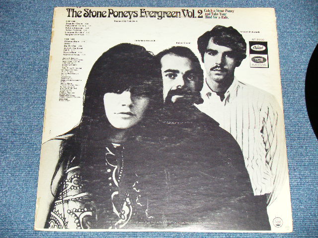 画像: THE STONE PONEYS (LINDA RONSTADT ) - EVERGREEN VOL.2 ( Matrix Number A)ST1-2763-A-3 /B)ST2-2763-B-4 )( Ex+/Ex+++ ) / 1967 US AMAERICA ORIGINAL STEREO Used  LP