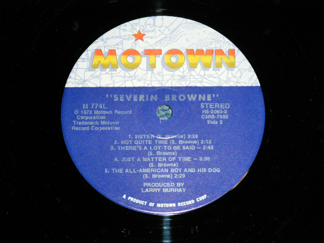 画像: SEVERIN BROWNE (BROTHER of JACKSON BROWNE) - SEVERIN BROWNE (Ex+++/MINT CUT OUT, EDSP)  / 1972 US AMERICA ORIGINAL 1st Press Used LP 