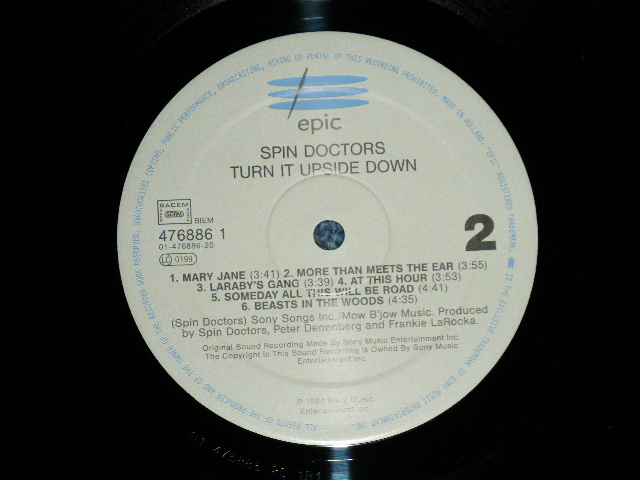画像: SPIN DOCTORS - TURN IT UPSIDE DOWN  ( Ex+++/MINT-) / 1994 HOLLAND ORIGINAL Used LP