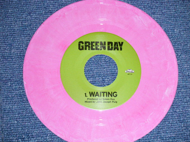 画像: GREEN DAY - WAITING ( Ex+++/MINT-) / 2001 US AMERICA  ORIGINAL "PINK WAX Vinyl"  Used 7" Single With PICTURE SLEEVE 