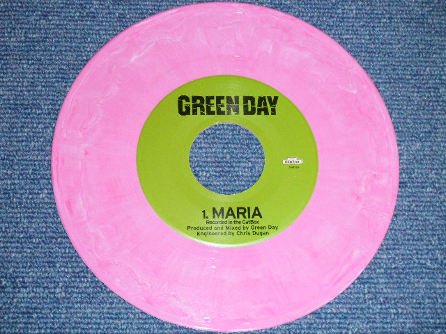 画像: GREEN DAY - WAITING ( Ex+++/MINT-) / 2001 US AMERICA  ORIGINAL "PINK WAX Vinyl"  Used 7" Single With PICTURE SLEEVE 
