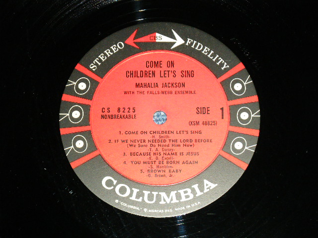 画像: MAHALIA JACKSON - COME ON CHILDREN (Ex+/Ex+++)  / 1960 US ORIGINAL "6 EYES Label" STEREO Used LP 