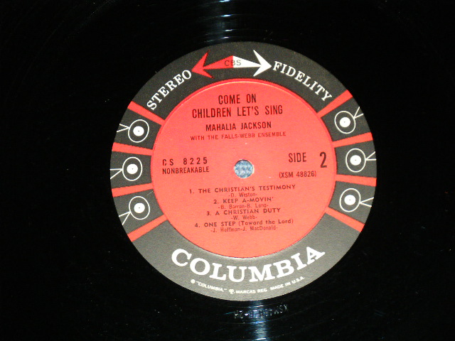 画像: MAHALIA JACKSON - COME ON CHILDREN (Ex+/Ex+++)  / 1960 US ORIGINAL "6 EYES Label" STEREO Used LP 