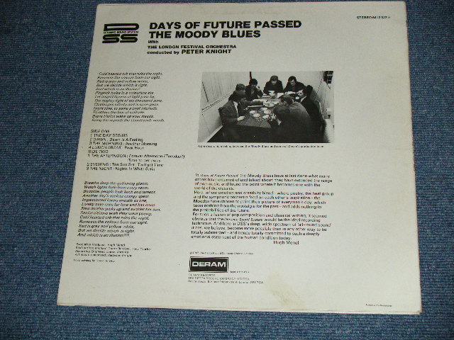 画像: The MOODY BLUES - DAYS OF FUTURE PASSED ( Ex++/Ex+++) / 1969? NETHERLANDS HOLLAND  ORIGINAL? Used LP 