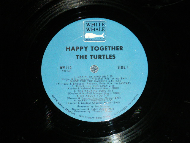 画像: THE TURTLES -  HAPPY TOGETHER ( Ex/A:Ex Looks:VG,B:Ex+)  / 1967 US AMERICA ORIGINAL MONO Used LP 
