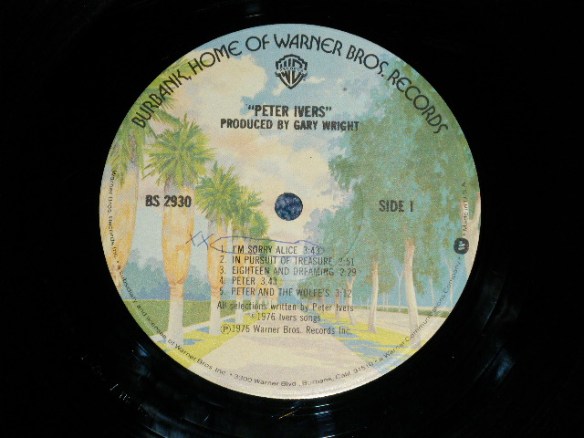 画像: PETER IVERS - PETER IVERS( Ex+/Ex+++) / 1976 US AMERICA ORIGINAL  Used LP 