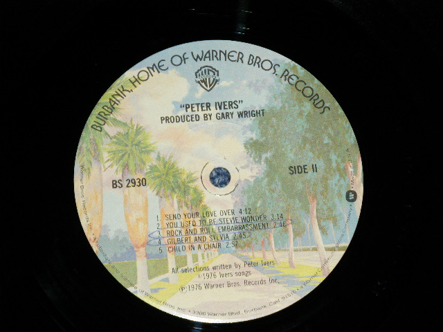 画像: PETER IVERS - PETER IVERS( Ex+/Ex+++) / 1976 US AMERICA ORIGINAL  Used LP 