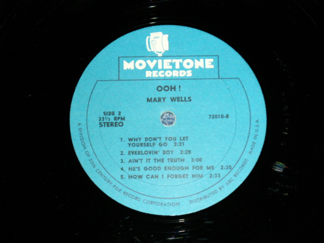 画像: MARY WELLS - OOH! (Reissue of TFS 417) (Ex+/Ex++ Looks:Ex- ) / 1966 US AMERICA REISSUE STEREO  Used LP  