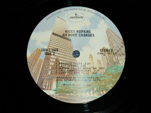 画像: NICKY HOPKINS - NO MORE CHANGES   ( Ex+++/Ex+++)  / 1975 US AMERICA ORIGINAL Used LP 