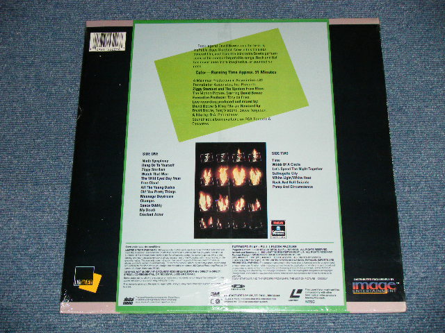 画像: DAVID BOIE - ZIGGY STARDUST AND THE SPIDER FROM MARS (SEALED)  / 1980's  US AMERICA ORIGINAL "BRAND NEW SEALED"  LASERDISC NTSC SYTEM 