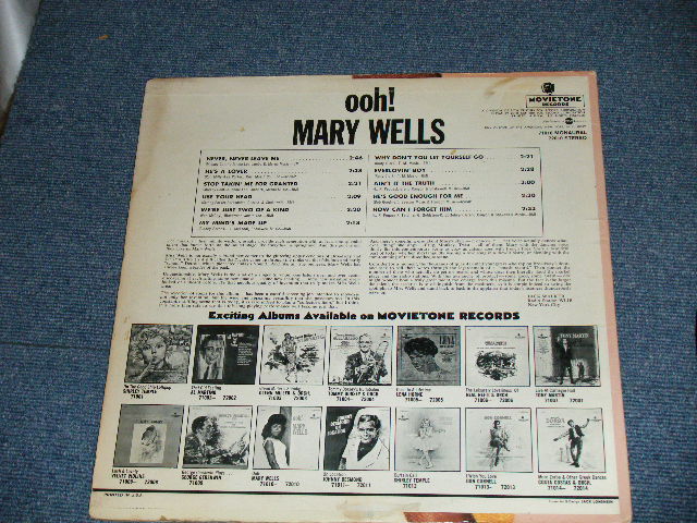 画像: MARY WELLS - OOH! (Reissue of TFM 417) (Ex++/Ex+++ BB, EDSP ) / 1966 US AMERICA REISSUE MONO  Used LP  