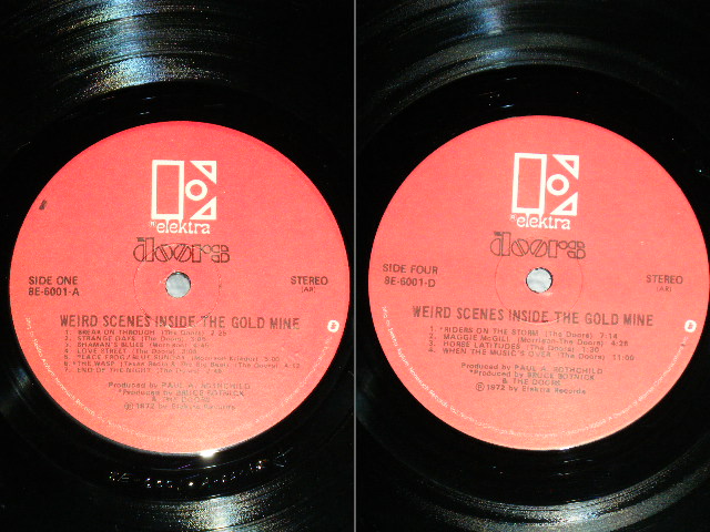 画像: THE DOORS - WEIRD SCENES INSIDE THE GOLD MINE ( RED Label ) ( Ex+/Ex+) / 1972 US AMERICA Original  Used 2-LP 