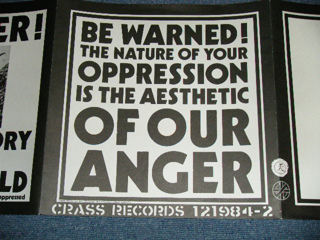 画像: CRASS - YES SIR, I WILL  (MINT-/MINT- )  /  1983 UK ENGLAND  ORIGINAL Used  LP 