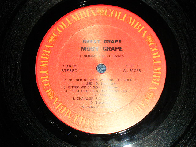 画像: MOBY GRAPE - GREAT GRAPE ( Ex+++/MINT- ) / 1972 US AMERICA ORIGINAL Used LP  