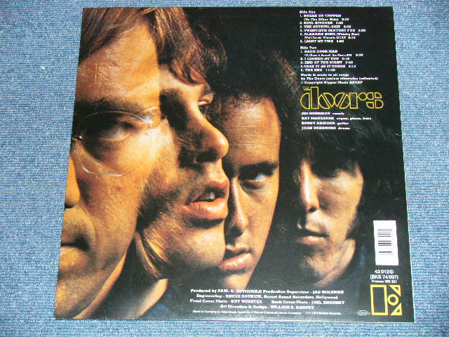 画像: THE DOORS - THE doors (Ex+++/MINT ) / GERMAN GERMANY REISSUE Used LP 